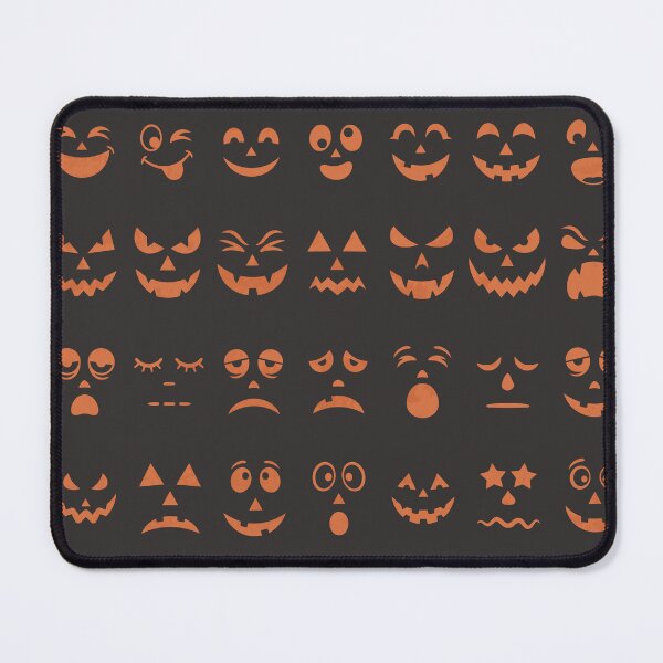 Item preview, Retro-style carved pumpkin expressions designed and sold by Shyla Marsare.