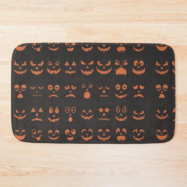 Item preview, Retro-style carved pumpkin expressions designed and sold by Shyla Marsare.