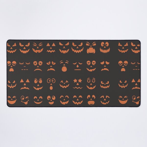 Item preview, Retro-style carved pumpkin expressions designed and sold by Shyla Marsare.