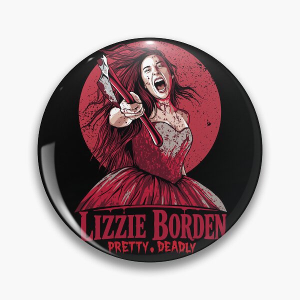 Item preview, Lizzie Borden – Pretty Deadly | Dark True Crime Horror Illustration designed and sold by 11UponaTime.