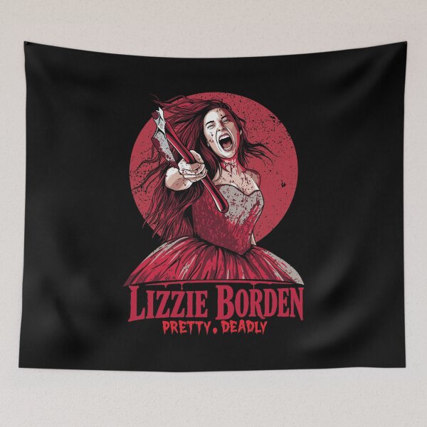 Item preview, Lizzie Borden – Pretty Deadly | Dark True Crime Horror Illustration designed and sold by 11UponaTime.