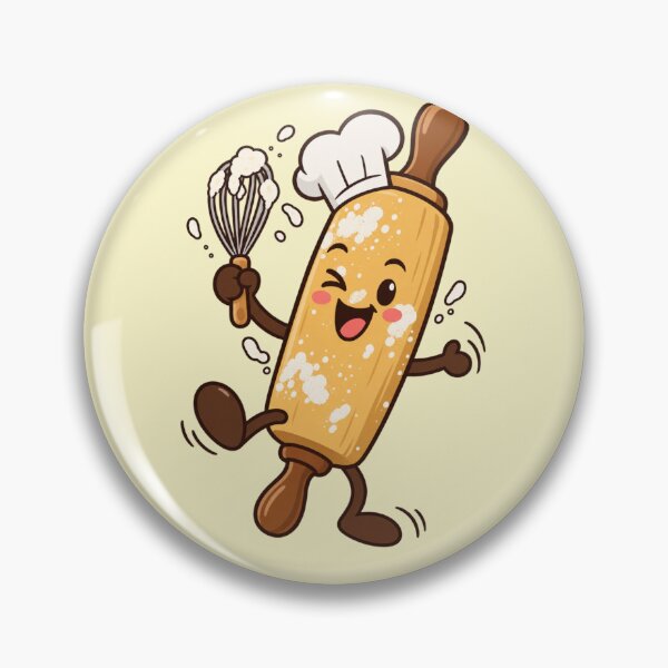 Item preview, Powered By Butter And Chaos Home Baker Illustration designed and sold by Fanverse Merchandise.