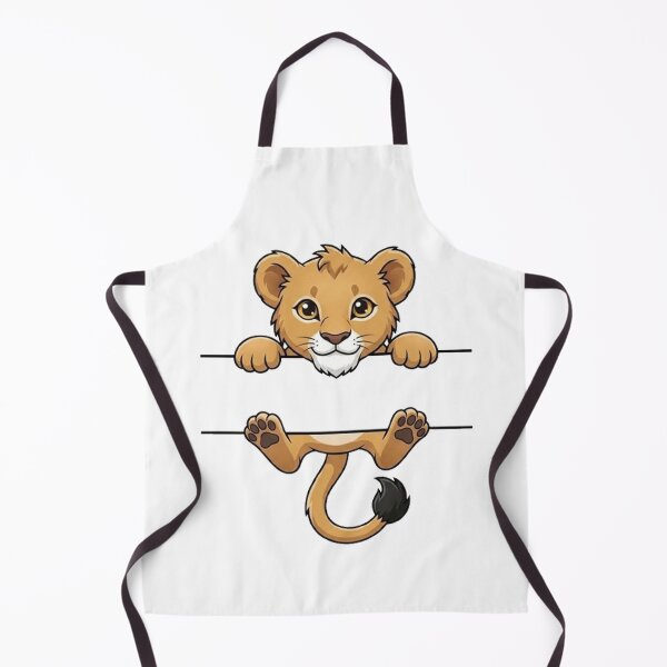 Item preview, Cute Peeking Lion Cub Name Frame Split Monogram designed and sold by PetalsPaws.