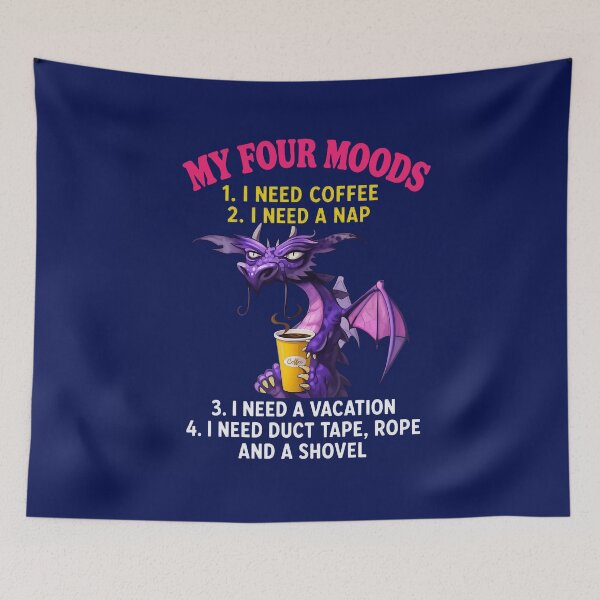 Item preview, My Four Dragon Moods  designed and sold by fredhamilto.