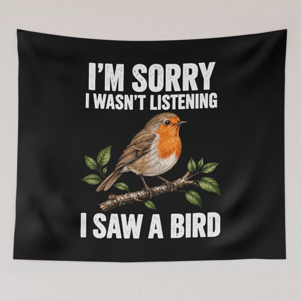 Item preview, I Saw A Bird Funny Birdwatching Birder designed and sold by andre-hollow.