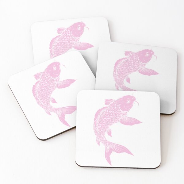 Item preview, Pastel pink Koi Carp  designed and sold by Anne Londez Studio.