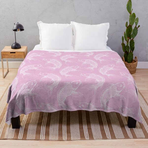 Item preview, Pastel pink Koi Carp  designed and sold by Anne Londez Studio.