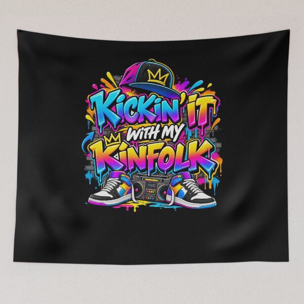 Item preview, Kickin' It With My Kinfolk Family Reunion Relatives designed and sold by drawwiika+44.