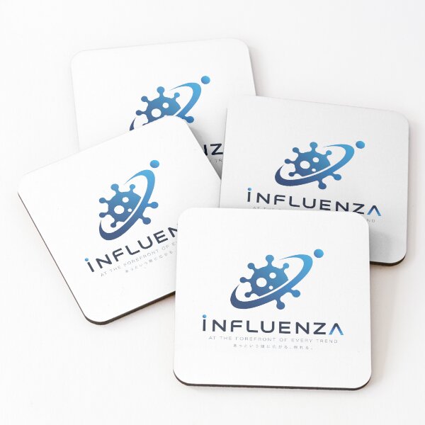 Item preview, Influenza Futuristic Tech Logo Illustration designed and sold by medicalkinoko.