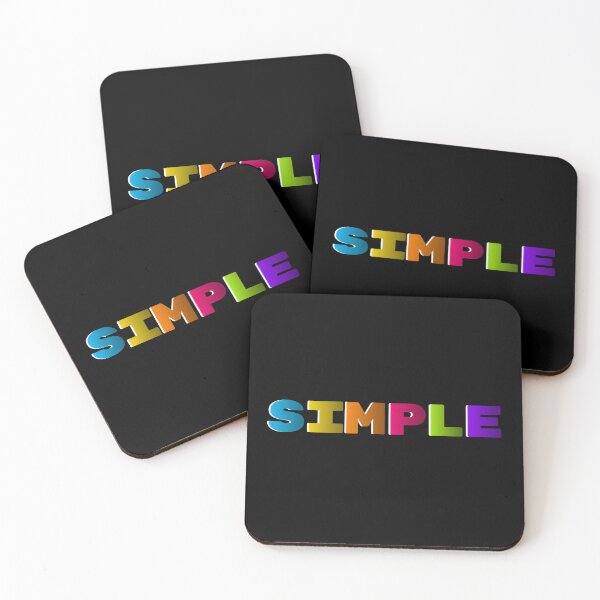 Item preview, Simple Colorful Typography Minimalist Word Art designed and sold by Detroja Typography.