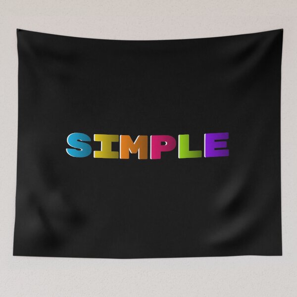 Item preview, Simple Colorful Typography Minimalist Word Art designed and sold by Detroja Typography.