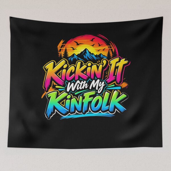 Item preview, Kickin' It With My Kinfolk Family Reunion Relatives designed and sold by drawwiika+44.