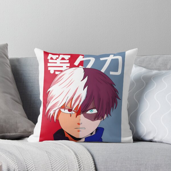 Item preview, Todoroki Shoto Inspired Anime Character Design with Fire and Ice Elements designed and sold by -atisuto-.