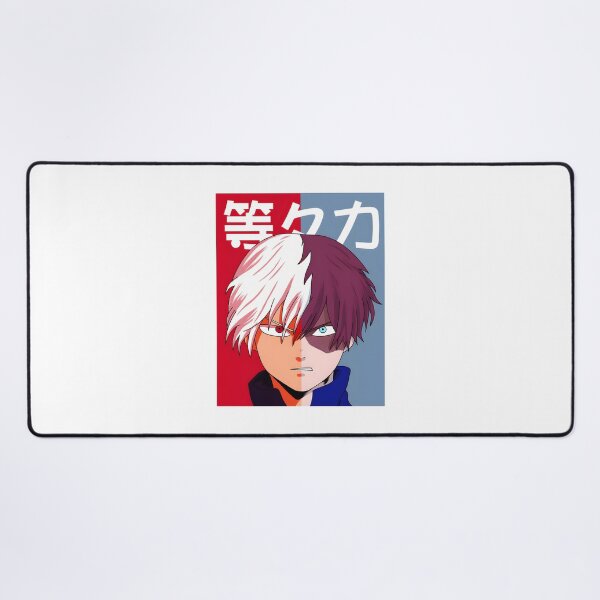 Item preview, Todoroki Shoto Inspired Anime Character Design with Fire and Ice Elements designed and sold by -atisuto-.