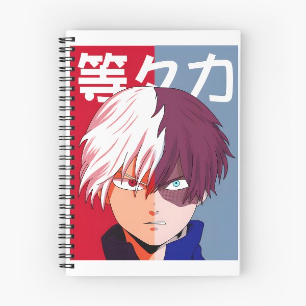 Item preview, Todoroki Shoto Inspired Anime Character Design with Fire and Ice Elements designed and sold by -atisuto-.