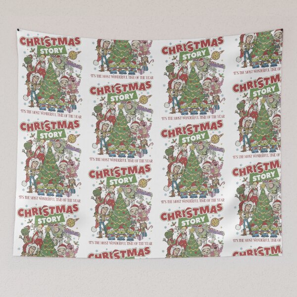 Item preview, Christmas Story Holiday Tree with Toy Friends Celebration designed and sold by cerima.
