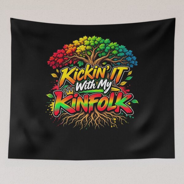 Item preview, Kickin' It With My Kinfolk Family Reunion Relatives designed and sold by drawwiika+44.