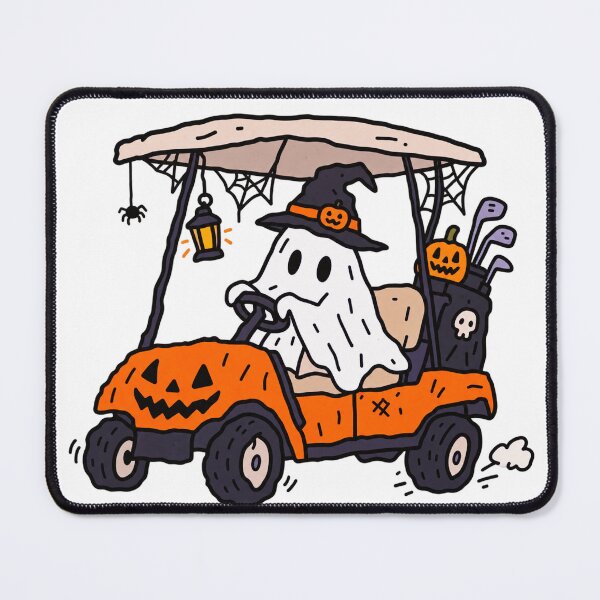 Item preview, Ghost Golf Cart Halloween Doodle designed and sold by MonkiFlipp.