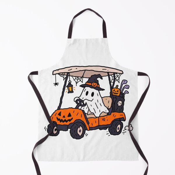 Item preview, Ghost Golf Cart Halloween Doodle designed and sold by MonkiFlipp.