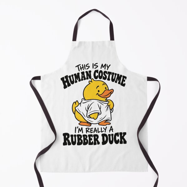 Item preview, This is My Human Costume, Funny Rubber Duck designed and sold by GPODdesign.