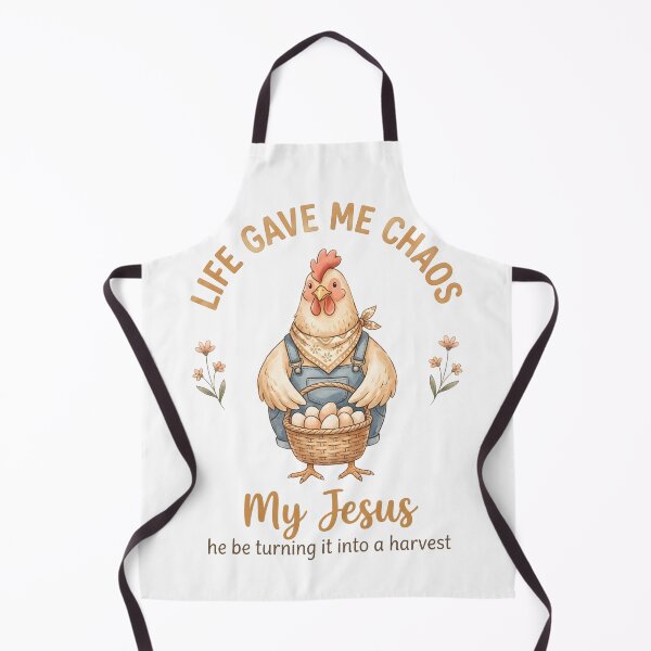 Item preview, Christian Farmhouse Hen – Faith Inspired Harvest Country Design designed and sold by StickerNestYou.