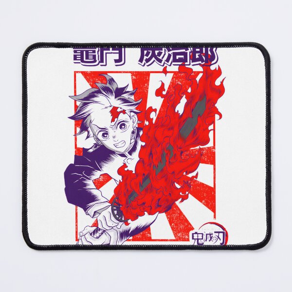 Item preview, Tanjirou Kamado Inspired Dance of the Fire God Anime Art Design designed and sold by -atisuto-.