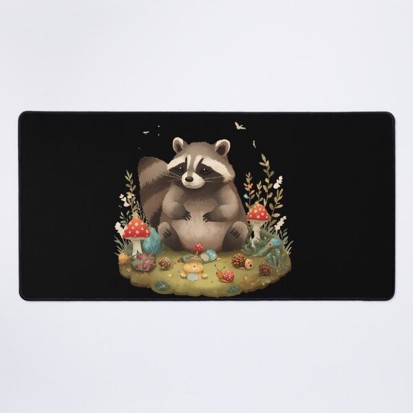 Item preview, Goblincore Raccoon Treasure Hoard Sticker designed and sold by Youram.