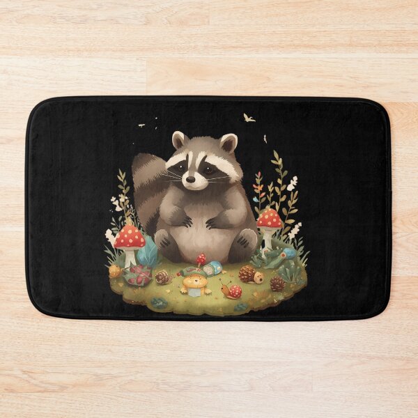 Item preview, Goblincore Raccoon Treasure Hoard Sticker designed and sold by Youram.