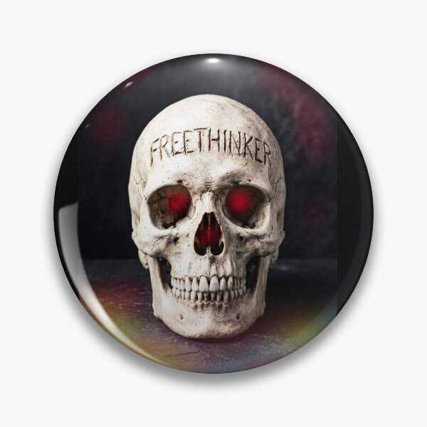 Item preview, FREETHINKER SKULL designed and sold by NOIMION DIGITAL ART.