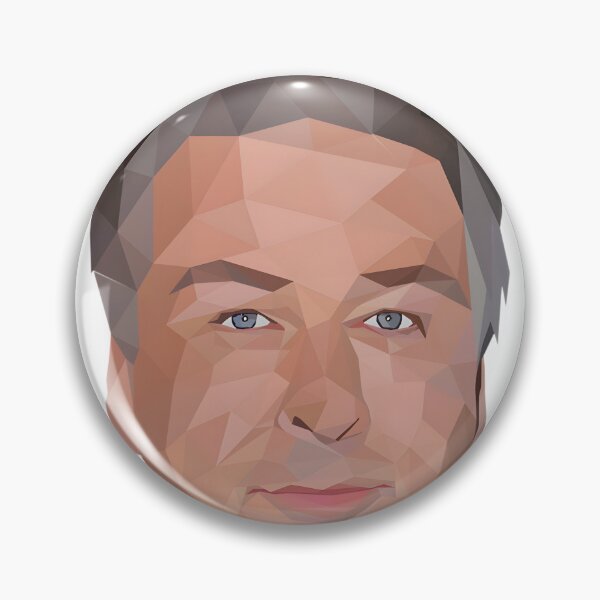 Item preview, Alec Baldwin Low Poly Digital Art Portrait Illustration designed and sold by dukelam.
