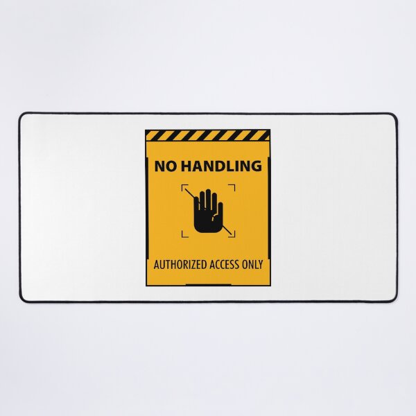 Item preview, Sci-Fi No Handling Sign designed and sold by Amir Hossein Saadat.
