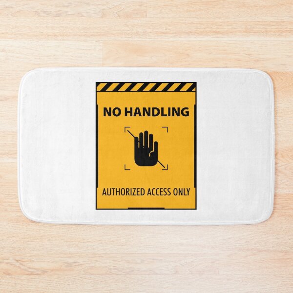 Item preview, Sci-Fi No Handling Sign designed and sold by Amir Hossein Saadat.