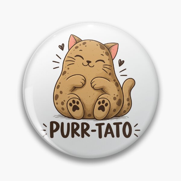 Item preview, Purr Tato Funny Potato Cat designed and sold by andre-hollow.