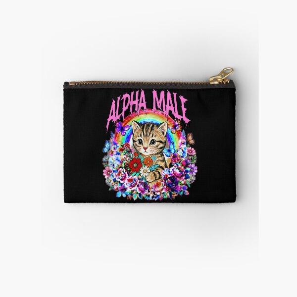 Item preview, Copy of Alpha Male Funny Kitten Rainbow Floral designed and sold by gear-posters.