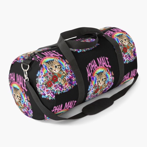 Item preview, Copy of Alpha Male Funny Kitten Rainbow Floral designed and sold by gear-posters.