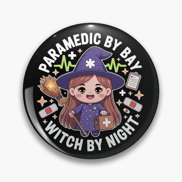 Item preview, PARAMEDIC BY DAY  WITCH BY NIGHT designed and sold by jkrphoto.