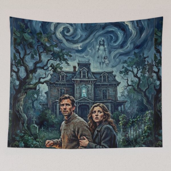 Item preview, Ghosthouse Ultimate Supernatural Horror Fine Art Tribute designed and sold by Art's Diner.