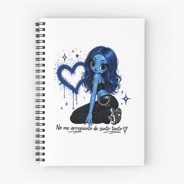 Item preview, No Me Arrepiento de Sentir Tanto Blue Girl designed and sold by cerima.