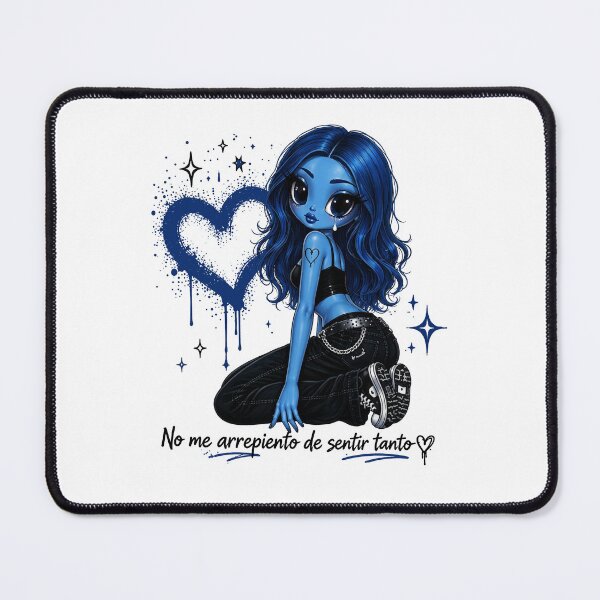 Item preview, No Me Arrepiento de Sentir Tanto Blue Girl designed and sold by cerima.