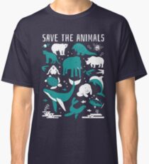 Save The Animals - Endangered Animals Classic T-Shirt