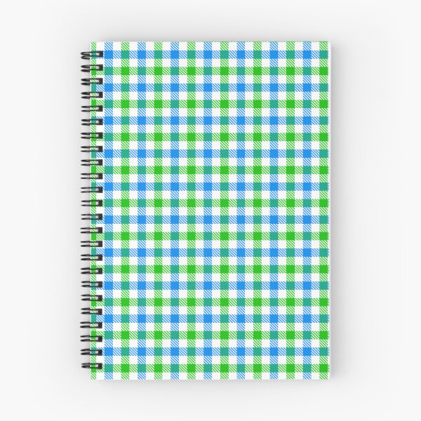 Item preview, Blue And Green On White Gingham Check   designed and sold by PatternTitan.