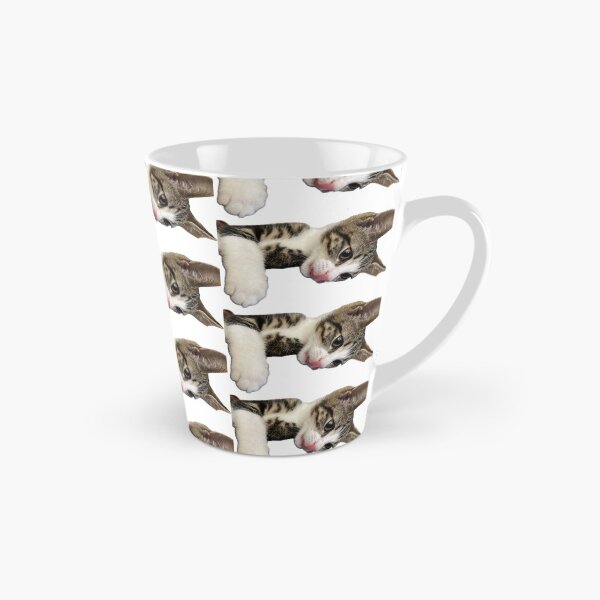 Item preview, Cute Tabby Kitten Blep Funny Tongue Out Cat Meme designed and sold by MeliMedO Art.