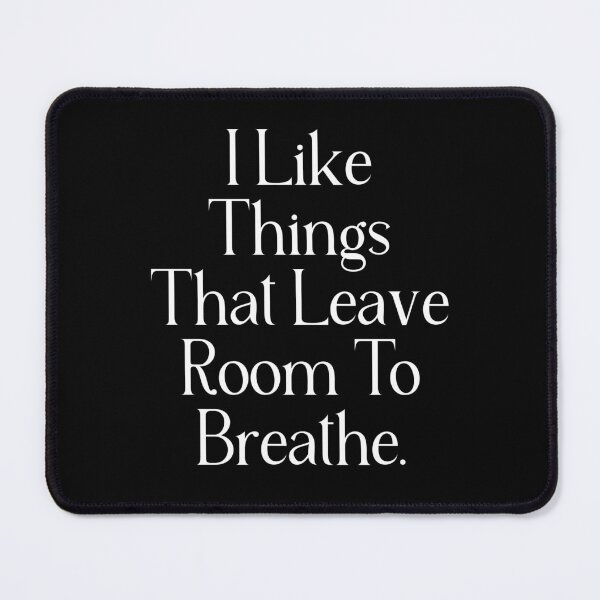 Item preview, Quiet Life Quote Shirt | I Like Things That Leave Room To Breathe | Introvert & Minimalist Gift designed and sold by stylishdzign.