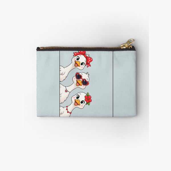 Item preview, Cute Love Goose Trio – Red Bow & Heart Sunglasses Art designed and sold by littlepiptales.