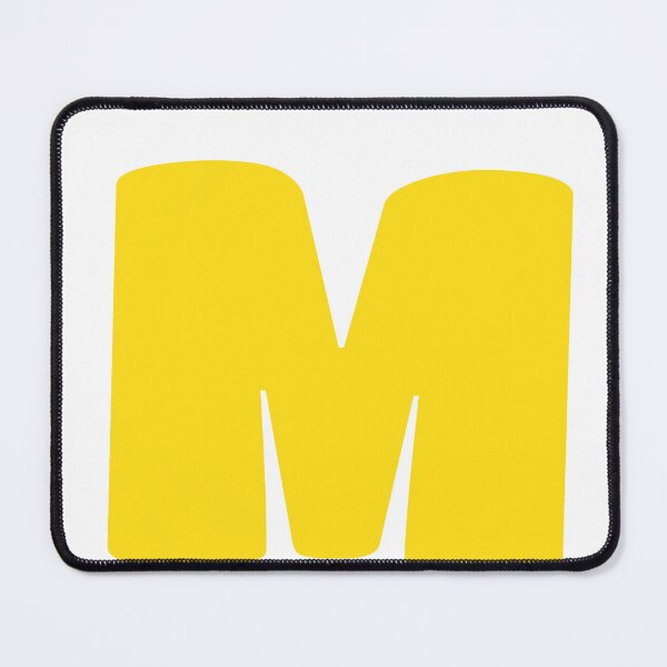Item preview, Halloween Yellow Letter M Initial designed and sold by remoteart.