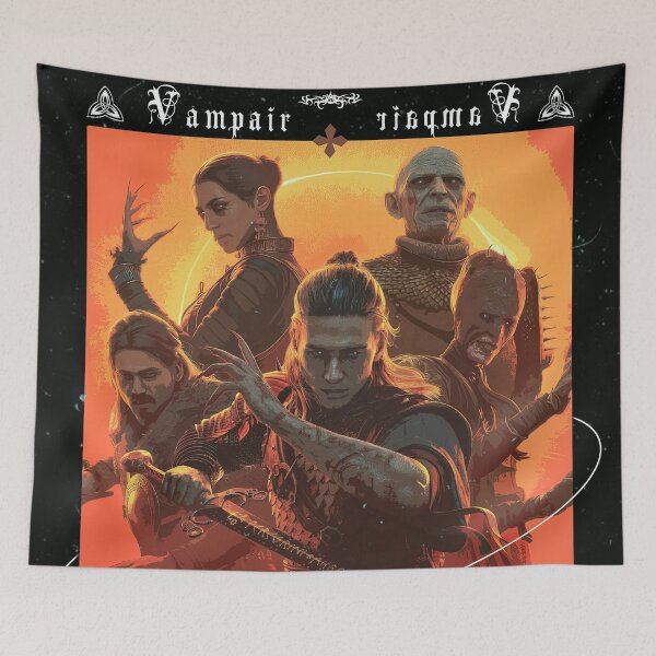 Item preview, The Blood of Dawnwalker Coen Vampire Dark Fantasy Graphic Poster designed and sold by Shopunte.