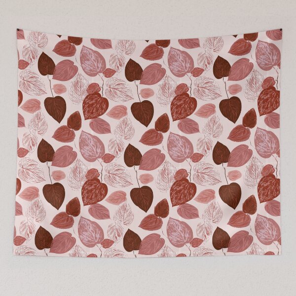 Item preview, Whimsical Pothos Print - Tropical Flower Pattern - Gifts For Mom designed and sold by RoyalStarsPatts.