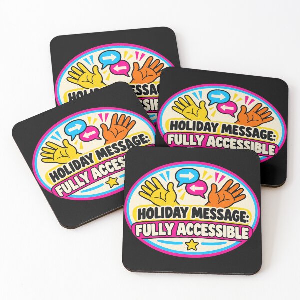 Item preview, Holiday Message Fully Accessible ASL Accessibility Design designed and sold by DreamLayerStudio.