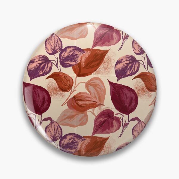 Item preview, Minimalistic Pothos Texture  - Birthday Flower Pattern - Gifts For Sister designed and sold by RoyalStarsPatts.