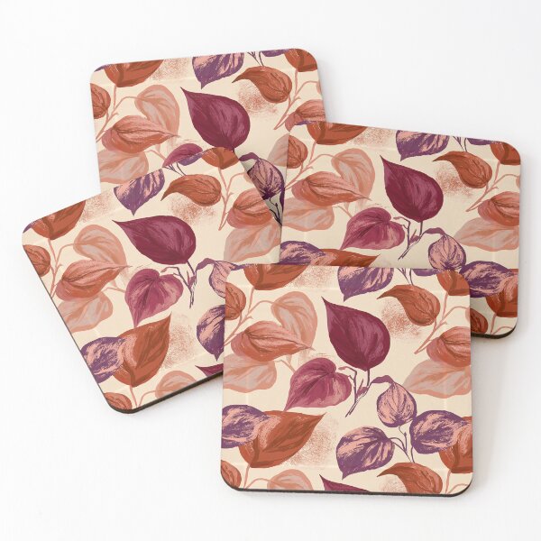 Item preview, Minimalistic Pothos Texture  - Birthday Flower Pattern - Gifts For Sister designed and sold by RoyalStarsPatts.